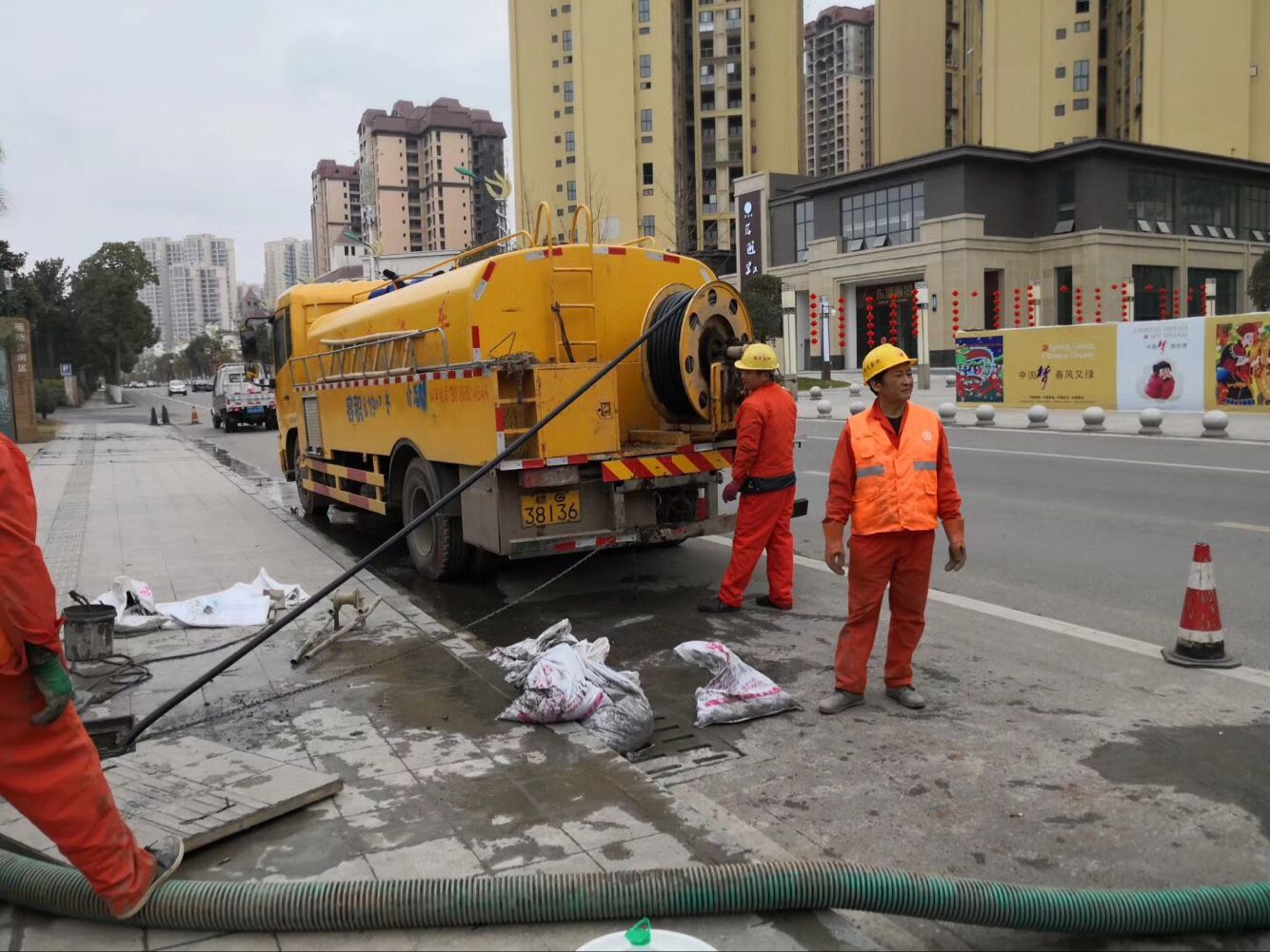 泰顺排污管道清淤-管道清洗